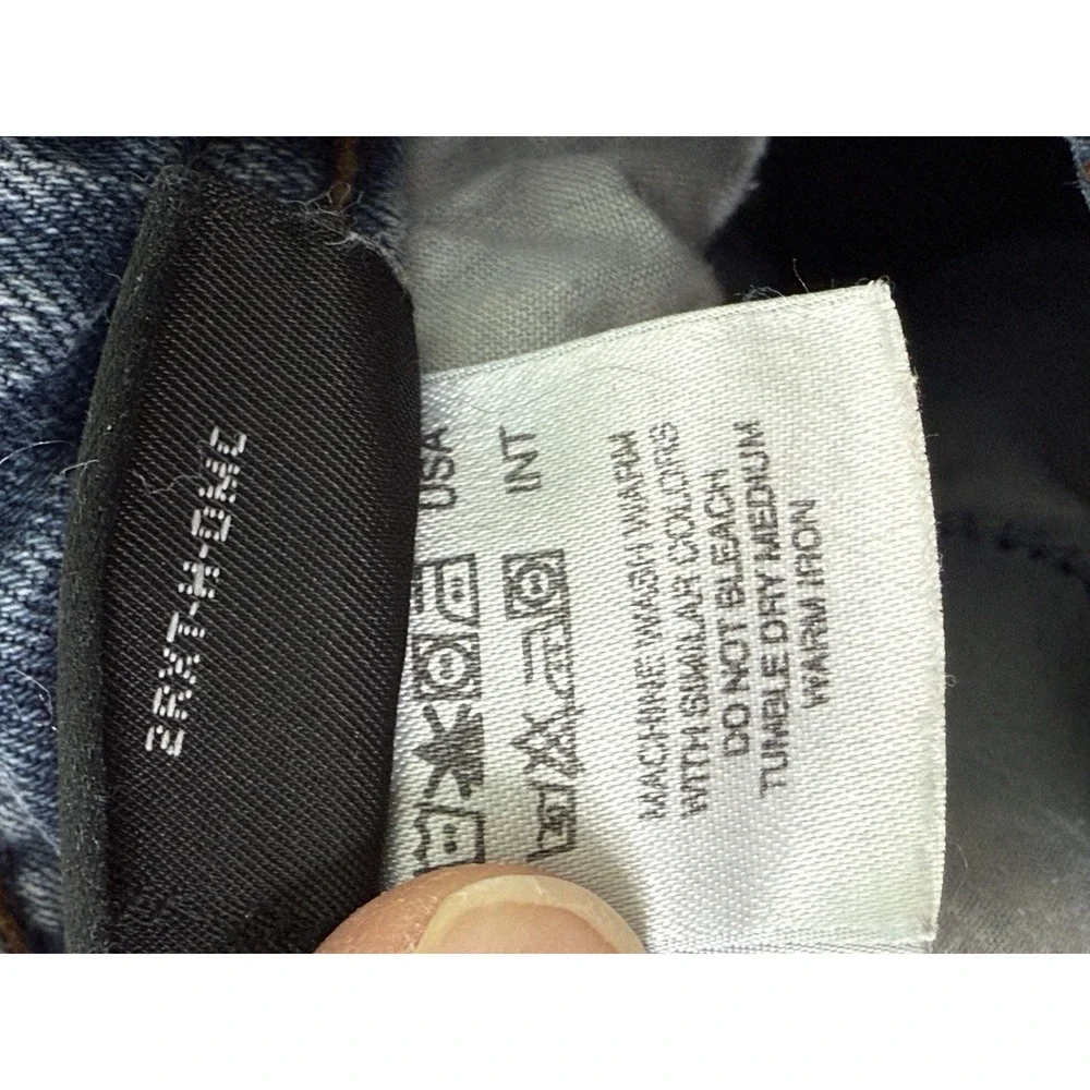 Harley Davidson Womens Jeans Straight Leg Denim Medium Wash Size 6L‎ 29 x 33
